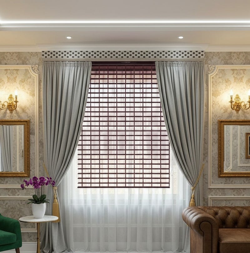 gatco Red XT-18 Squares Roller Blind - Image 2